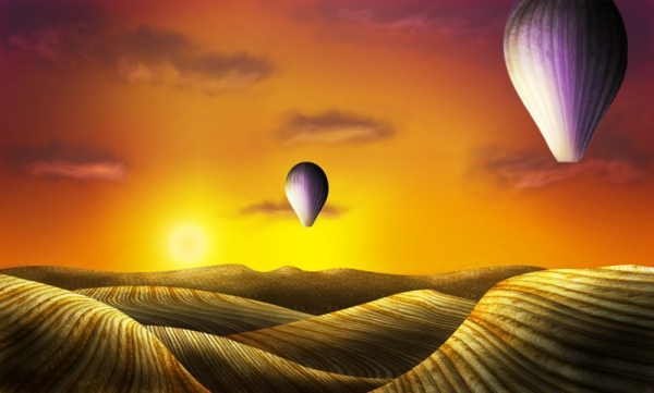 Creation of Desert Balloon Ride: Step 12